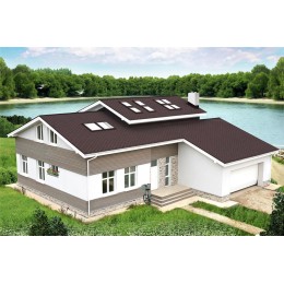 Черепица Ruflex Mint Коричневый