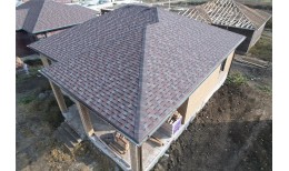 Ламинированная черепица Серия Dragon Premium, слива