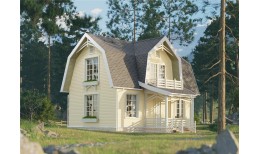 Сайдинг Premium, Корабельный брус, лимон