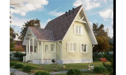 Сайдинг Premium, Корабельный брус, лимон