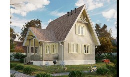 Сайдинг LUX под дерево, Брус, орех