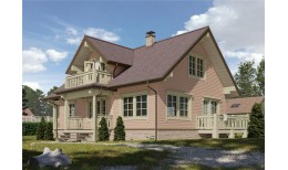 Сайдинг Premium, Блок-Хаус, капучино