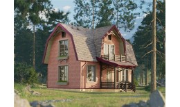 Фасадная панель Berg, рубиновый