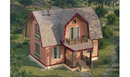 Фасадная панель Berg, рубиновый