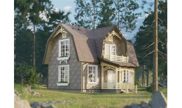 Фасадная панель Burg, земляной