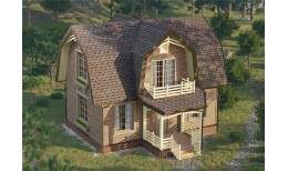 Фасадная панель Stein, тёмный орех