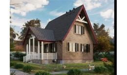 Фасадная панель Stein, тёмный орех