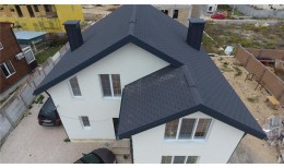 Гибкая черепица Standard, Сота, Серый