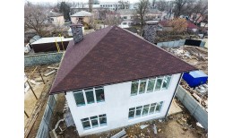 Гибкая черепица Standard, Крона, Коричневый