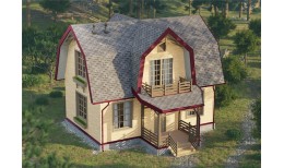 Внешний угол желоба 90° Standard, красный