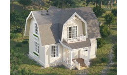 Сайдинг Premium, Брус, сливки