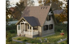 Фасадная панель Сланец, куршевель