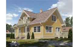 Сайдинг Premium, Брус, манго