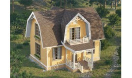 Сайдинг Premium, Блок-Хаус, манго