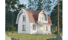 Сайдинг Premium, Брус, пломбир