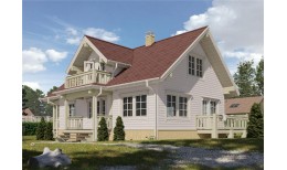 Сайдинг Premium, Брус, пломбир