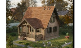 Ламинированная черепица Серия Dragon Standard, светло-коричневый