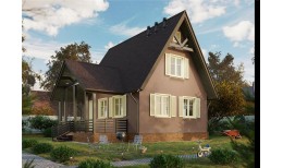 Фасадная панель Флемиш, коричневый