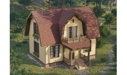 Гибкая черепица Eurasia, Лабиринт, Красный