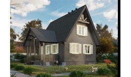 Гибкая черепица Eurasia, Шестигранник, Серый