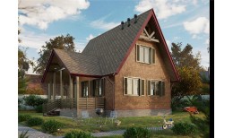 Гибкая черепица Eurasia, Шестигранник, Коричневый