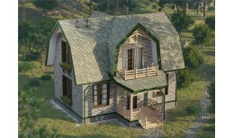 Гибкая черепица Eurasia, Шестигранник, Зелёный