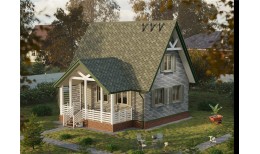 Гибкая черепица Eurasia, Шестигранник, Зелёный