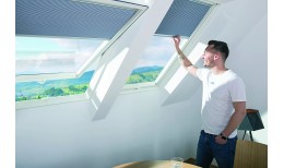 Плиссированная штора APF BlackOut New Line для мансардных окон FAKRO