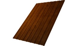 Профнастил C10B фигурный 0,4 Print Premium Golden Wood Intense FTC