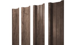 Штакетник П-образный В с прямым резом 0,45 Print Premium Almond Wood Fresh