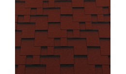 RoofShield черепица Премиум Модерн (3м2) Красный с оттенением