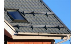 Снегозадержатель NEW трубчатый Grand Line RAL 7024 3м