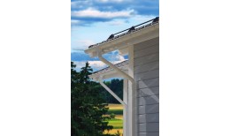 Кронштейн трубы Grand Line на дерево 100мм RAL 9003 сигнальный белый