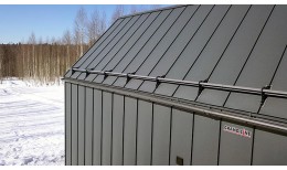 Колено стока Grand Line 90 мм RAL 7024 мокрый асфальт