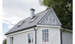 Колено стока Grand Line 90 мм RAL 7024 мокрый асфальт