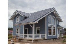 Металлочерепица классик 0,5 Satin RAL 7024 мокрый асфальт