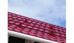 Металлочерепица классик 0,5 Satin RAL 3005 красное вино