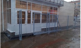 Крепление Скоба и болт М6х85 RAL 7040