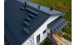 Снегозадержатель NEW трубчатый Grand Line RAL 7024 1м