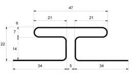 Профиль H соединительный Grand Line Color Plus кремовый (3,0м)