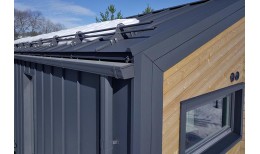 Крепление кронштейна на фальц Grand Line RAL 7024 (комплект)