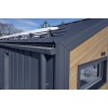 Снегозадержатель для фальцевой кровли Grand Line RAL 7024 3м