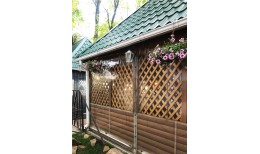 Труба прямоугольная Vortex 1м RAL 9003