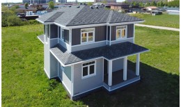 ЭкоБрус 0,345 0,5 Satin с пленкой RAL 7004 сигнальный серый