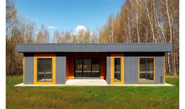 ЭкоБрус 0,345 Grand Line 0,45 Drap с пленкой RAL 7024 мокрый асфальт