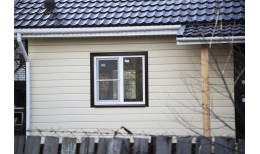 ЭкоБрус 0,345 0,45 PE с пленкой RAL 1015 светлая слоновая кость