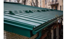 Кликфальц Grand Line 0,45 PE с пленкой на замках RAL 6005 зеленый мох