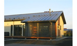 Кликфальц Grand Line 0,45 PE с пленкой на замках RAL 7024 мокрый асфальт