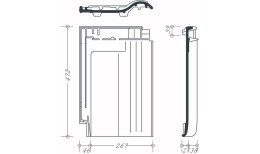 Рядовая черепица Braas Рубин 9V медный
