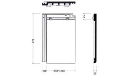 Рядовая черепица Braas Турмалин антрацит ангоб